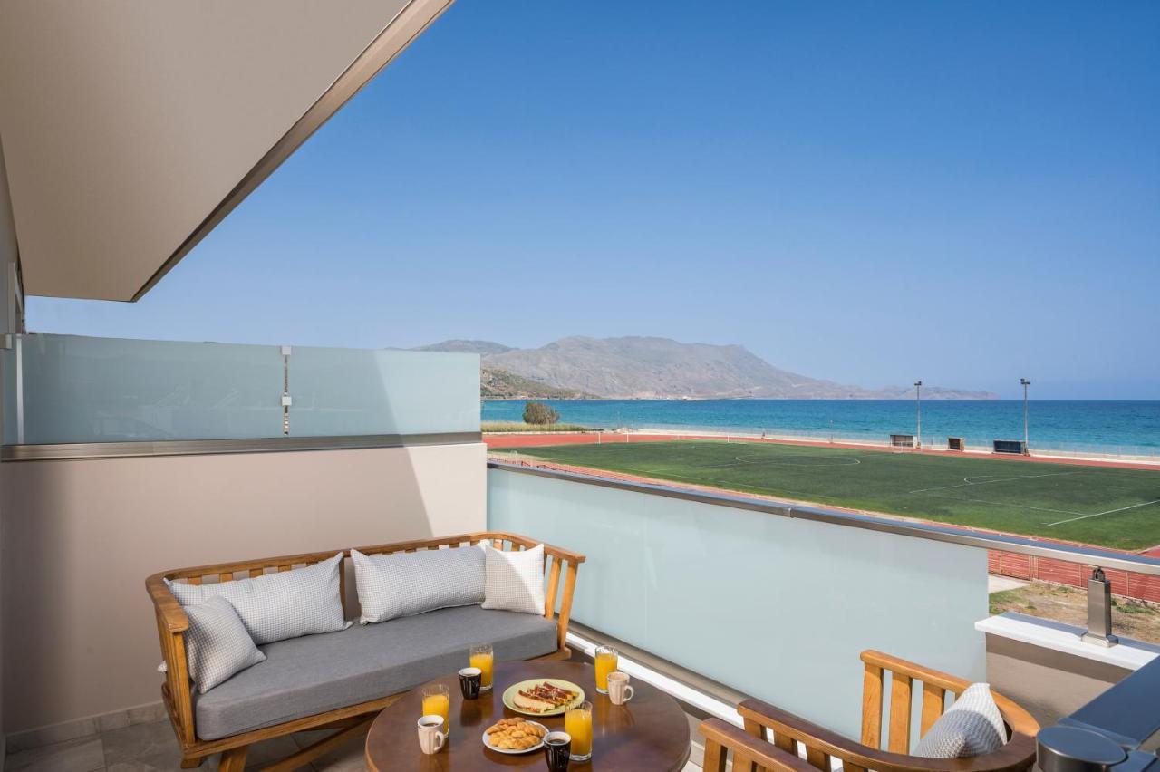 Indigo Blue Seaside Deluxe Apartments 基萨莫斯 外观 照片