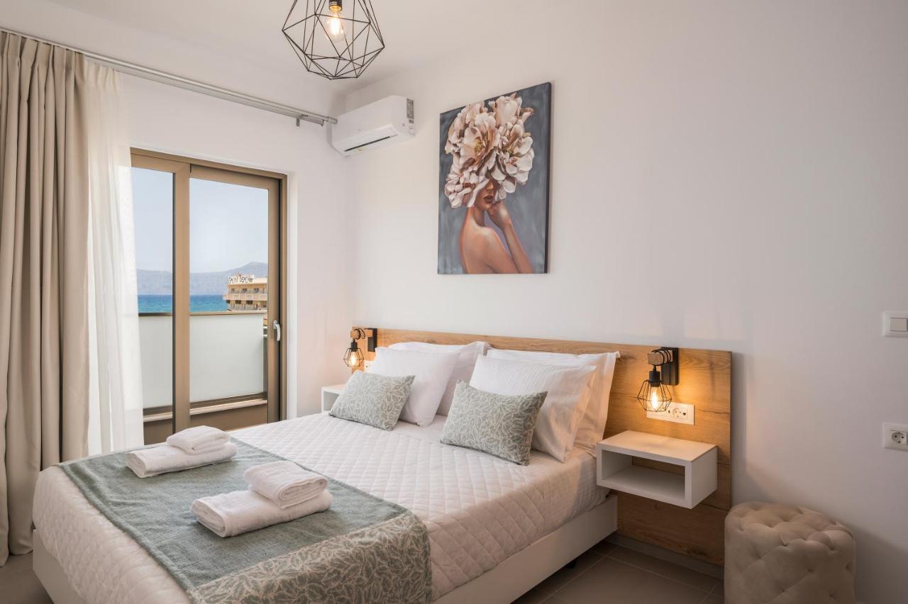 Indigo Blue Seaside Deluxe Apartments 基萨莫斯 外观 照片