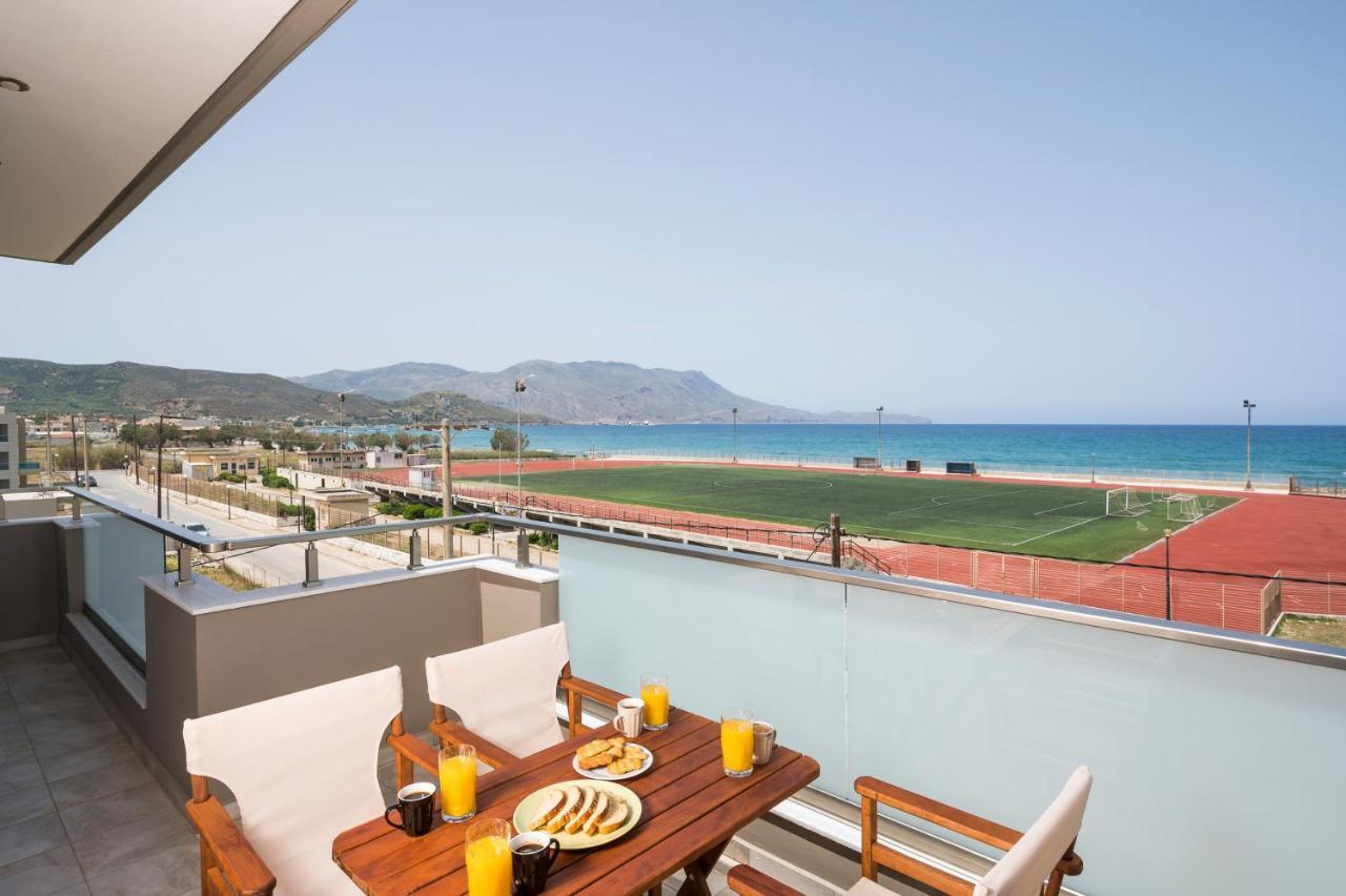 Indigo Blue Seaside Deluxe Apartments 基萨莫斯 外观 照片